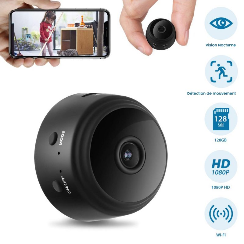 Mini Cam Ra Espion Wifi Full Hd P La Mini Cam Ra